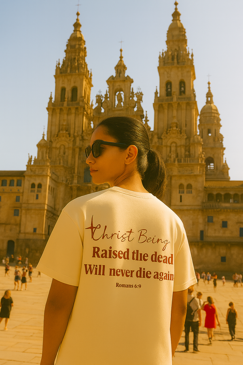 Oversized Revival Tee Romans 6:9 NO2- Women Sizes